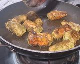 A picture of step 2 of Hariyali soya chap.