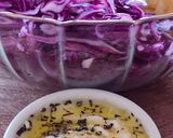 Foto del paso 6 de la receta: Ensalada de repollo morado, zanahoria y manzana