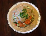 A picture of step 2 of California Farm Seitan Mock Pork Sateh In Peanut Sauce.