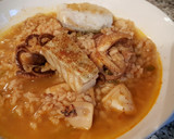 Foto del paso 16 de la receta: Arroz caldoso con Pescado, Pulpitos y Calamar