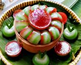 Foto langkah ke 6 dari resep Kue Lapis Pepe Tapioka Khas Betawi.
