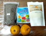 Foto langkah ke 1 dari resep Almond Milk Orange Pudding (Pudding Sehat).