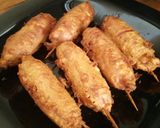 A picture of step 4 of Corn dogs.
