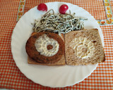 Foto del paso 6 de la receta: Hamburguesa de berenjena con Sándwich de cereales y Gulas al ajillo