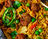 सोया मटर पुलाव(soya matar pulao recipe in hindi) रेसिपी चरण 6 फोटो