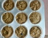 A picture of step 12 of Banana and raisins oat cupcakes.