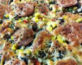 عکس مرحله 1 از دستور پیتزای خوشــــــمزه و برشته شده🍕😋