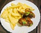 A picture of step 11 of Chicken wings#4weekschallenge#charityrecipe.