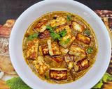 A picture of step 5 of Paneer Afghani.
