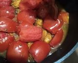 A picture of step 4 of Chicken BBQ karahi🍅.
