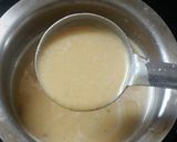 A picture of step 2 of Moong Payasam.