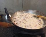 Foto del paso 4 de la receta: Tallarines a la Carbonara sin huevo