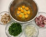 Medvehagymás tojásrántotta recept fázis 2 fotója