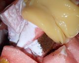 A picture of step 1 of Watermelon shake.
