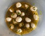 A picture of step 3 of Tomato and Mozzarella Herb Skewers for Appetizers.