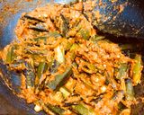 A picture of step 5 of Bhindi in Tomato Gravy.