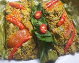 Foto langkah ke 4 dari resep Pepes teri bakar.