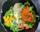 A picture of step 2 of Soya Besan Mix Vegetable Chilla.