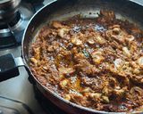 A picture of step 12 of Raw cashew spicy curry.