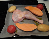 Foto del paso 1 de la receta: Pavo asado con hortalizas