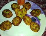 A picture of step 3 of Aloo tikka.