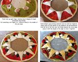 Foto langkah ke 4 dari resep Star Ring Pizza.
