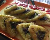 Palak peas triangles recipe step 7 photo
