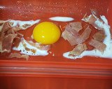 Foto del paso 4 de la receta: Huevo con jamón en estuche Lékue