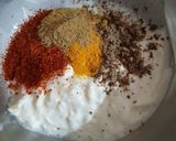 A picture of step 2 of Pizza paneer tikka with Maggie noodle base.
