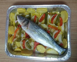 Foto del paso 2 de la receta: Lubina al horno