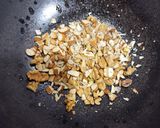 A picture of step 1 of Sattu ladoo.