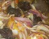 A picture of step 5 of Tumeric pasta with onion sauce.