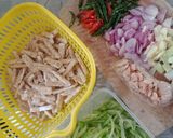 Foto langkah ke 1 dari resep Tempe Lombok ijo.
