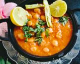 A picture of step 11 of Chana masala/chole masala.