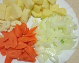 Foto del paso 1 de la receta Guisadillo de carne con Níscalos en olla express