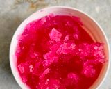 A picture of step 2 of Ice cream gola.