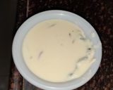 A picture of step 3 of Rabdi malpua.