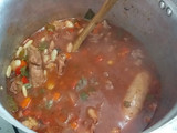 Cazuela de porotos criolla