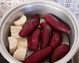 Foto langkah ke 1 dari resep Puding Ubi Ungu (ekonomis).