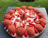 Une image de l'étape 6 de Tarte fraise rhubarbe 😋.