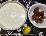A picture of step 1 of Makha Sandesh with Nolen Gur.