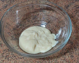 Foto del paso 1 de la receta: Buñuelos veganos de yogur de soja