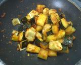 Une image de l'étape 1 de Courgette et artichaut au pesto.