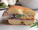 Fánk-szendvics recept fázis 3 fotója