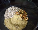 A picture of step 2 of Oats and daliya Mix Veg Khichdi.