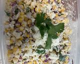 A picture of step 4 of Mexican Street Corn Salad.
