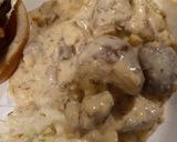 A picture of step 4 of Mashed Potato Salad with Hamburgers.