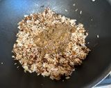 A picture of step 2 of Left Over Pork Adobo Fried Rice.