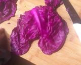 Foto del paso 1 de la receta: Guiso de Col morado con carne vegetariano o vegano