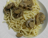 Foto del paso 4 de la receta: Espaguetis con champiñones y salsa de pimientos